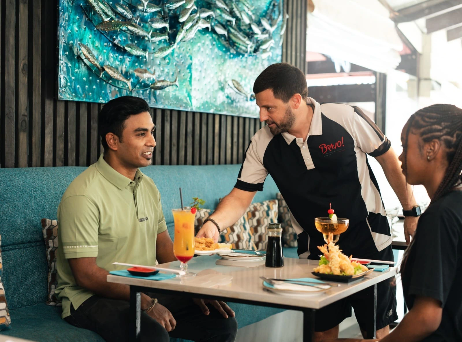 Bravo Restaurant waterfront dining on Eden Island Seychelles